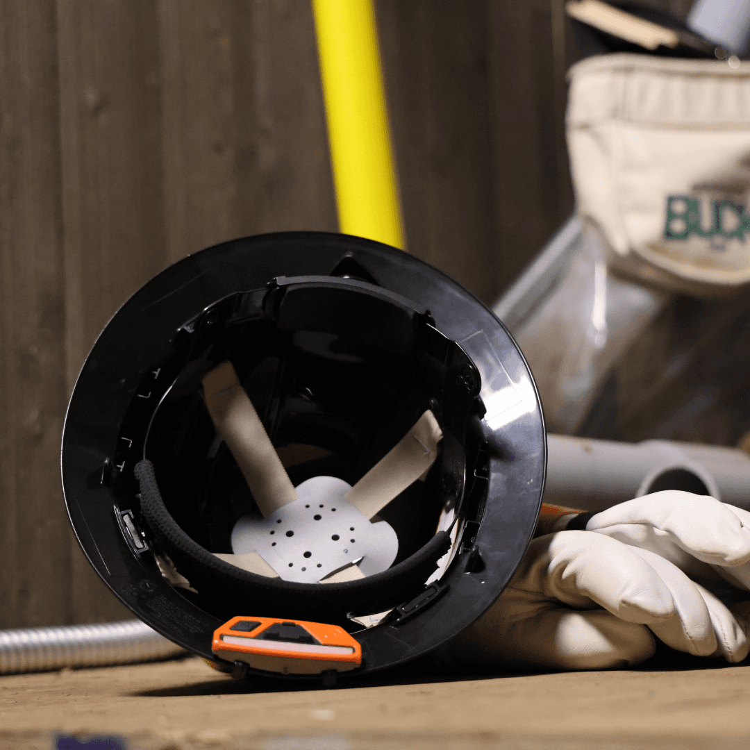 Compass Pro wearable in use during utility field operations