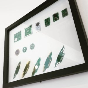 Display of Safeguard Compass Circuit Boards Over Time