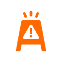 Orange Hazard icon